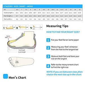 1TAZERO Men Slip On Shoes Loafer with Arch Support Insoles,Men Casual Shoes for Plantar Fasciitis(Khaki 16)