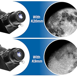 Telescopes for Adults, Telescope for Beginners and Kids - 700mm Focal Length Refractor & Travel Scope to Observe Moon and Planet with 10mm Eyepiece Smartphone Mount and Tripod