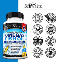 Load image into Gallery viewer, Fish Oil Omega 3 EPA &amp; DHA 2250 mg - Burpless Lemon Flavor Triple Strength Supplement - Immune &amp; Heart Support Fatty Acids Pills - Promotes Immunity, Joint, Eyes, Brain &amp; Skin Health - Non GMO 90 Ct
