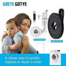 Load image into Gallery viewer, Upgraded Dryer Parts for Samsung 6602-001655 Dryer Belt, DC93-00634A Dryer Idler Pulley &amp; DC61-01215B Tension Spring for Samsung Dryer Replacement dv45h7000ew, dv48h7400ew, dv42h5000ew, dv48j7700ew
