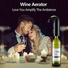 Load image into Gallery viewer, Wine Aerator Electric Wine Decanter Best Sellers One Touch Red -White Wine Accessories Aeration Work with Wine Opener for Beginner Enthusiast - Spout Pourer - wine preserver
