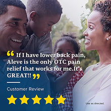 Load image into Gallery viewer, Aleve Back &amp; Muscle Pain Relief Naproxen Sodium Tablets ‐ 250 Count, 250 Count
