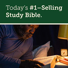 Load image into Gallery viewer, Tyndale NLT Life Application Study Bible, Third Edition, Large Print (Genuine Leather, Brown, Indexed, Red Letter) – New Living Translation Bible, Large Print Study Bible for Enhanced Readability
