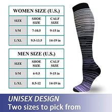 Load image into Gallery viewer, Graduated Medical Copper Compression Socks for Men &amp; Women Circulation 8 Pairs 20-30mmHg - Best for Running Athletic Cycling
