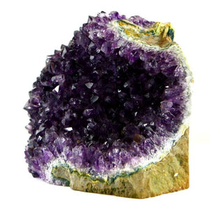 Crystal Allies: Natural Amethyst Quartz Crystal Cluster from Uruguay - 1/2lb to 1lb