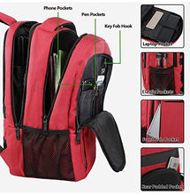 Load image into Gallery viewer, Laptop Backpack for Girls, Womens High School Backpack with USB Port for School Supplies and College Accessories, Water Resistant Travel Daypack Cute Book Bag for Teens and Ladies Fit 15.6 In Computer
