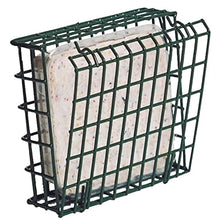 Load image into Gallery viewer, C&amp;S Wild Bird EZ Fill Suet Basket, Green
