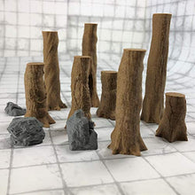Load image into Gallery viewer, Forest Trees Set 2 - 28mm Gaming Terrain
