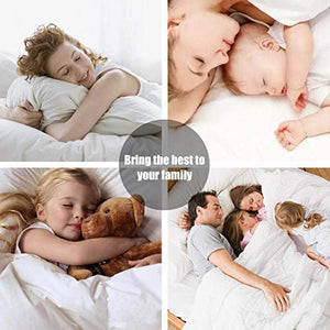 True Luxury 1000-Thread-Count 100% Egyptian Cotton Bed Sheets, 4-Pc King White Sheet Set, Single Ply Long-Staple Yarns, Sateen Weave for Kids and Adults, Fits Mattress Upto 18'' Deep Pocket