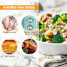 Load image into Gallery viewer, COSTWAY Retro Countertop Microwave Oven, 0.9Cu.ft, 900W Microwave Oven, with 5 Micro Power, Defrost &amp; Auto Cooking Function, LED Display, Glass Turntable and Viewing Window, Child Lock
