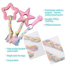Load image into Gallery viewer, Volacopets Puppy Toys for Teething, Puppy Chew Toys for Small Dogs, Dog Toys for Small Dogs, Pink, 5-Pack
