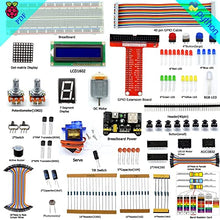 Load image into Gallery viewer, Adeept Super Starter Kit for Raspberry Pi 4 3, 2 Model B B+ LCD1602 Servo Motor C and Python Code, Beginner Starter Kit with User Manual Guidebook
