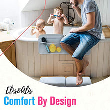 Load image into Gallery viewer, Elis &amp; Alis Bath Kneeler with Elbow Rest Pad, Baby Bath Kneeling Set, Knee and Elbow Cushioned Support, Water Resistant Fabric, Mesh Pocket for Infant Toys &amp; Bathing Accessories
