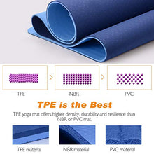 Load image into Gallery viewer, TOPLUS Yoga Mat - Classic 1/4 inch Pro Yoga Mat Eco Friendly Non Slip Fitness Exercise Mat with Carrying Strap-Workout Mat for Yoga, Pilates and Floor Exercises
