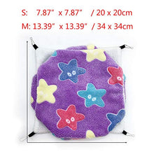Load image into Gallery viewer, Oncpcare Small Pet Cage Hammock, Bunkbed Sugar Glider Hammock, Guinea Pig Cage Accessories Bedding, Warm Hammock for Parrot Ferret Squirrel Hamster Rat Playing Sleeping
