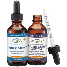 Load image into Gallery viewer, Native Remedies Complete Mucus-Clear ComboPack for 24 Hour Relief of Mucus &amp; Phlegm Congestion
