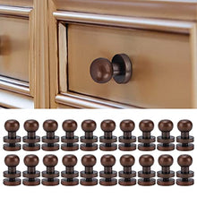 Load image into Gallery viewer, 20Pcs Round Head Rivets, Luggage Hardware Accessories Portable Good Toughness Round Head Stud Screws Nails for DIY Leather Crafts/Shoes/Bag//Clothe(7X6mm)
