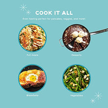 Load image into Gallery viewer, Delish by Dash: 12" Lightweight Cast Iron Pan for Pancakes, sauces, vegetables, pasta, and more - Black

