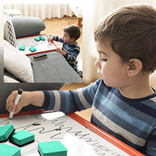 Load image into Gallery viewer, Mini Dry Erase Erasers, IHPUKIDI 48 Pack Magnetic Whiteboard Dry Erasers Chalkboard Cleaner Wiper for Kids and Classroom Teacher Supplies, Home and Office (2 x 2 Inch) Green

