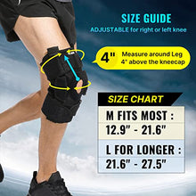 Load image into Gallery viewer, Fit Geno Hinged Knee Brace for Meniscus Tear: Upgraded Support for Knee Pain w/Dual Metal Hinges &amp; Side Spring Stabilizers - Adjustable for Men and Women w/Torn ACL MCL PCL LCL Hyperextension Sprain
