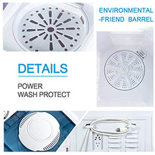 Load image into Gallery viewer, KUPPET Compact Twin Tub Portable Mini Washing Machine 21lbs Capacity, Washer(14.4lbs)&amp;Spiner(6.6lbs)/Built-in Drain Pump/Semi-Automatic
