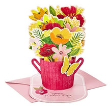 Load image into Gallery viewer, Hallmark Paper Wonder Mothers Day Pop Up Card (Flower Bouquet, You Deserve This Day)
