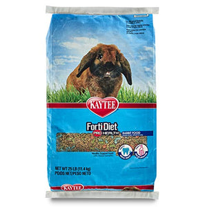 Kaytee Forti Diet Pro Health Rabbit Food For Adult Rabbit, 25-Pound