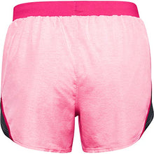 Load image into Gallery viewer, Under Armour Women&#39;s Fly By 2.0 Running Shorts , Cerise Full Heather (653)/Reflective , Medium
