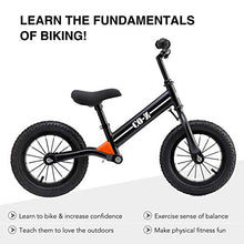 Load image into Gallery viewer, CO-Z Kids Balance Bike for 2-5 Year Olds with 12" Rubber Air Tires, Easy Step Through Frame Bike for Boys and Girls, No Pedal Toddler Scooter Bike, Ride On Toy for Children, Lightweight Kids Bicycle
