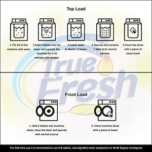 True Fresh Washing Machine Cleaner- 15 Count- Instantly Deep Cleaner - Amaze and Save.