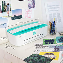 Load image into Gallery viewer, HP DeskJet 3755 Compact All-in-One Wireless Printer, HP Instant Ink, Works with Alexa - Seagrass Accent (J9V92A)

