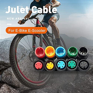 Ebike Cable Extension Julet Female Male 2 3 4 5 6 pin Ebike Extension Connector Waterproof Plug for Electric Bicycle Display Throttle PAS Ebike Parts Extend Cable… (3pin Male)