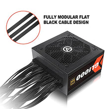 Load image into Gallery viewer, 1000W Power Supply 80 Plus Gold Certified Fully Modular PSU (ARESGAME, GL1000)
