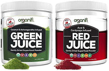 Load image into Gallery viewer, Organifi: Green Juice and Red Juice Bundle - 30 Day Supply - Superfood Supplement Powder - Supports Weight Management, Immunity, and Digestion - Powerful Anti-Aging Properties
