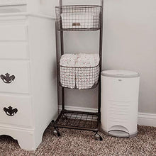 Load image into Gallery viewer, Dekor Classic Hands-Free Diaper Pail | White | Easiest to Use | Just Step – Drop – Done | Doesn’t Absorb Odors | 20 Second Bag Change | Most Economical Refill System
