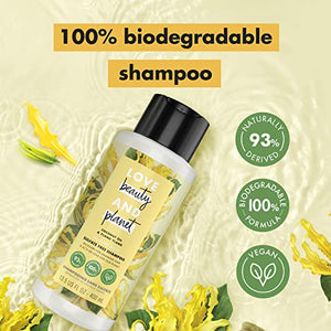 Love Beauty And Planet Hope and Hair Repair Sulfate-Free Shampoo for Split Ends and Damaged Hair Coconut Oil & Ylang Ylang Vegan Hair Repair Treatment 13.5 oz