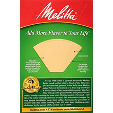 Load image into Gallery viewer, Melitta #4 Cone Coffee Filters, Natural Brown, 100 Count
