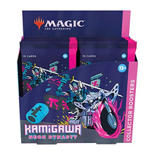 Load image into Gallery viewer, Magic The Gathering Kamigawa: Neon Dynasty Collector Booster Box | 12 Packs (180 Magic Cards)
