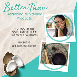 Cali White Activated Charcoal & Organic Coconut Oil Teeth Whitening Toothpaste, Made in USA, Natural Teeth Whitener, Vegan, Fluoride-Free, Sulfate-Free, Organic, Black Tooth Paste, Pacific Mint (4oz)