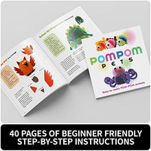 Load image into Gallery viewer, SpiceBox Children's Activity Kits Make &amp; Play Pom Pom Pets, Multi Colors (09919)
