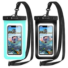 Load image into Gallery viewer, Syncwire Waterproof Phone Pouch [2-Pack] - Universal IPX8 Waterproof Phone Case Dry Bag with Lanyard Compatible with iPhone 13/12/11 Pro XS MAX XR X 8 7 6 Plus Samsung S22 S20 and More Up to 7 Inches
