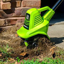 Load image into Gallery viewer, Earthwise TC70020 20-Volt 7.5-Inch Cordless Electric Tiller Cultivator, (2AH Battery &amp; Fast Charger Included)
