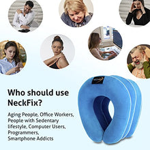 Load image into Gallery viewer, Cervical Neck Traction Device by NeckFix for Instant Neck Pain Relief - Adjustable Neck Stretcher Collar for Home Traction Spine Alignment [Model 2019] + Bonus (12-17 inch)
