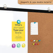 Load image into Gallery viewer, Combination White Board &amp; Bulletin Cork Board 24 x 18 Whiteboard Magnetic, Combo Dry Erase Board with Black Aluminum Frame Hanging Message Board Wall Mounted for Homeschooling, Office, Classroom

