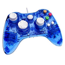 Load image into Gallery viewer, Wired 360 Controller Dual Vibrator Wired Gamepad Gaming Joypad, Blue - PAWHITS
