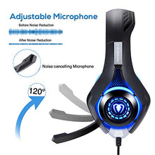 Load image into Gallery viewer, BlueFire Professional 3.5mm PS4 Gaming Headset Headphone with Mic and LED Lights for Playstation 4, Xbox one,Laptop, Computer (Blue)
