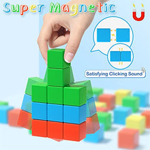 Load image into Gallery viewer, Magnetic Blocks, 28 Pieces 1.34 inch Large Magnetic Building Blocks, 3D Magnetic Cubes for Kids, Preschool Educational Construction Kit, Sensory Montessori Toys Kids Blocks for Boys Girls Toddlers
