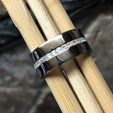 Load image into Gallery viewer, Natural Rainbow Moonstone 925 Solid Sterling Silver Men's Ring Size 6, 7, 8, 9, 10, 11, 12, 13
