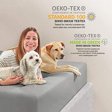 Load image into Gallery viewer, Nestl Luxury Queen Sheet Set - 4 Piece Extra Soft 1800 Microfiber-Deep Pocket Bed Sheets with Fitted Sheet, Flat Sheet, 2 Pillow Cases-Breathable, Hotel Grade Comfort and Softness - Silver Gray
