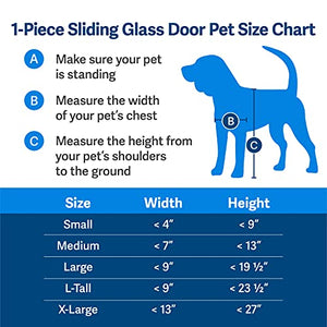 PetSafe Freedom Patio Panel, 81”, Large, White